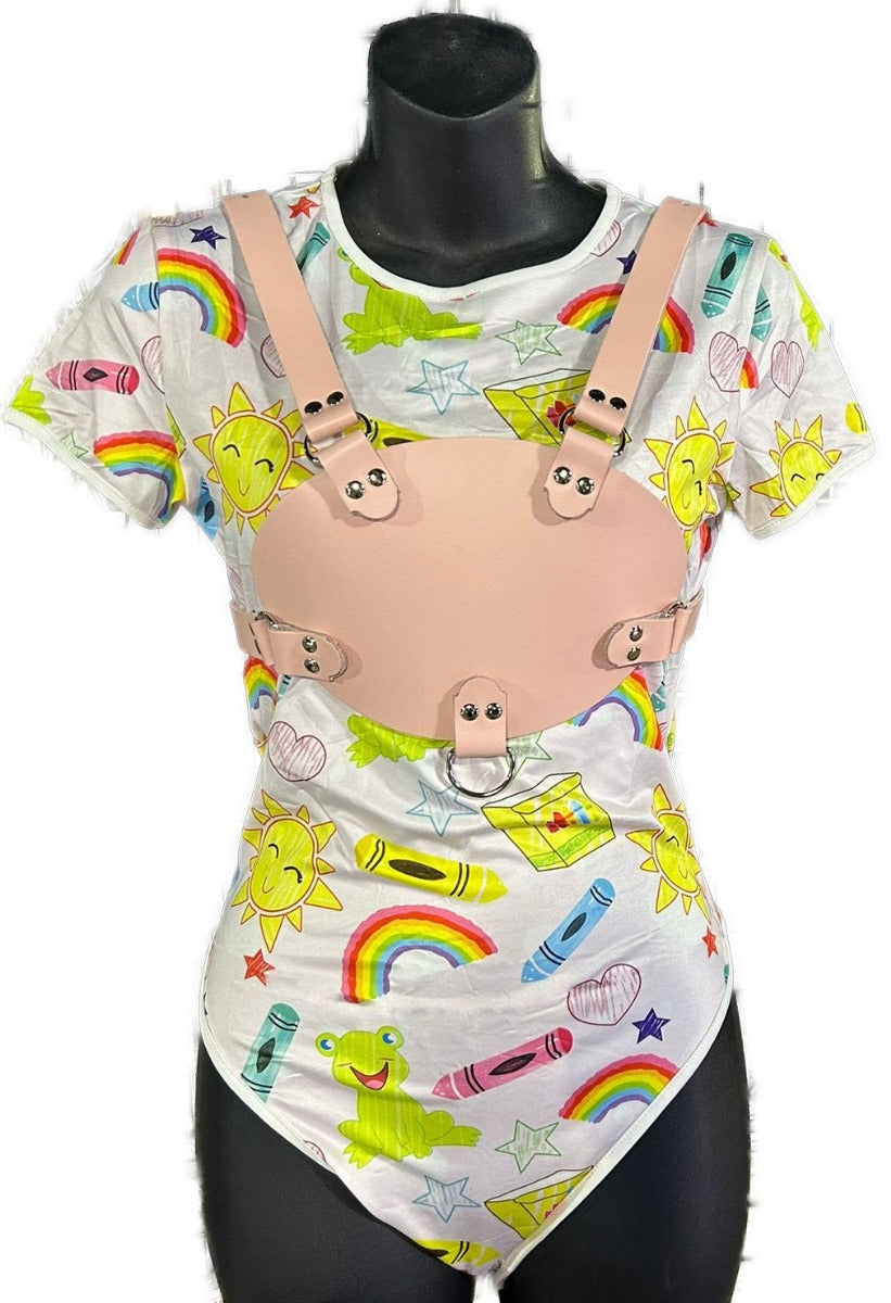 Adult Baby Leather Harness and Reins Set