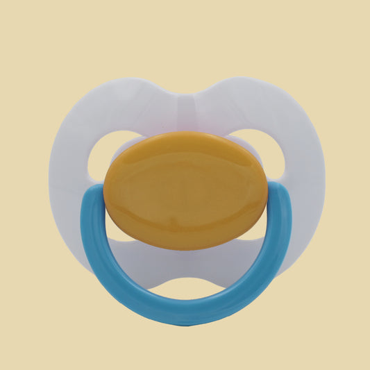 White Yellow Light blue Pacifier Kiddo LULLY XXL