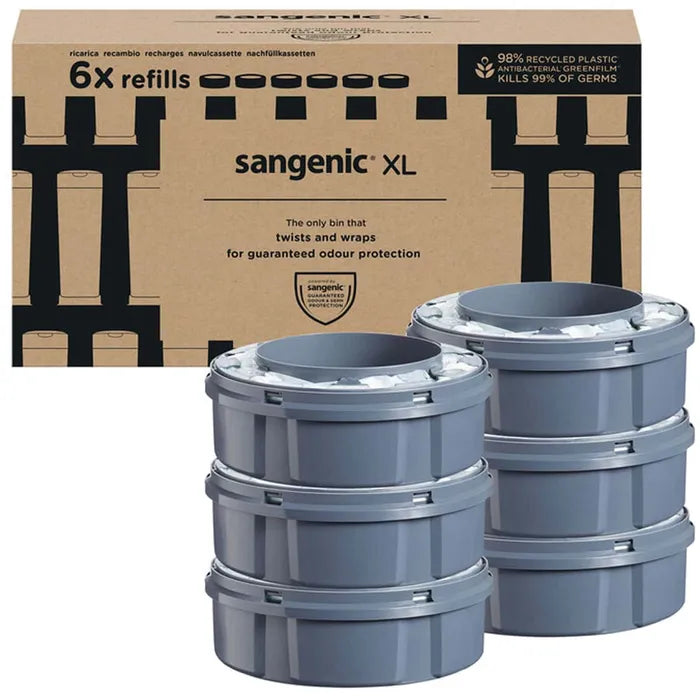 Sangenic XL Refill Cassettes 6 Pack