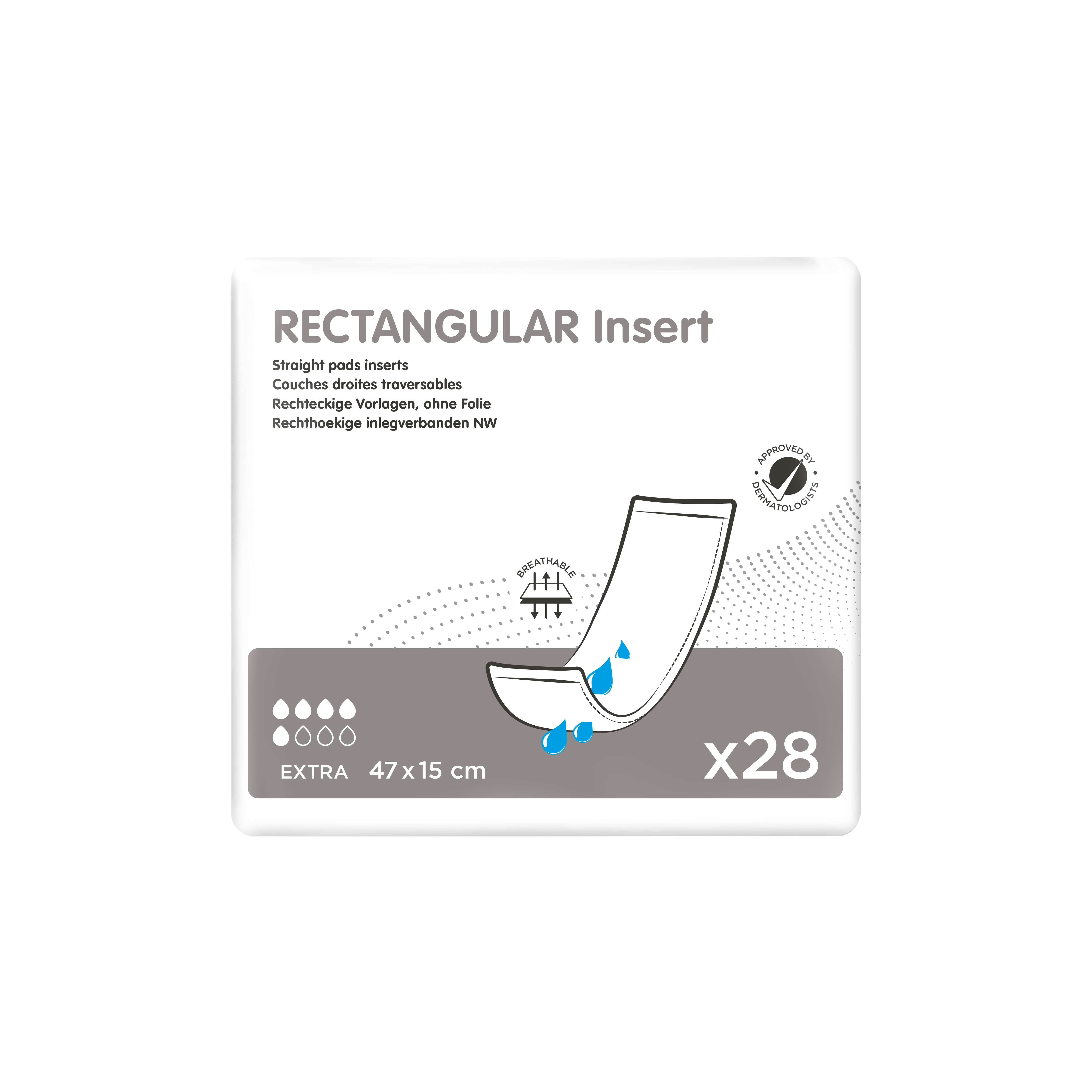 Ontex Rectangular Insert Pad - Extra