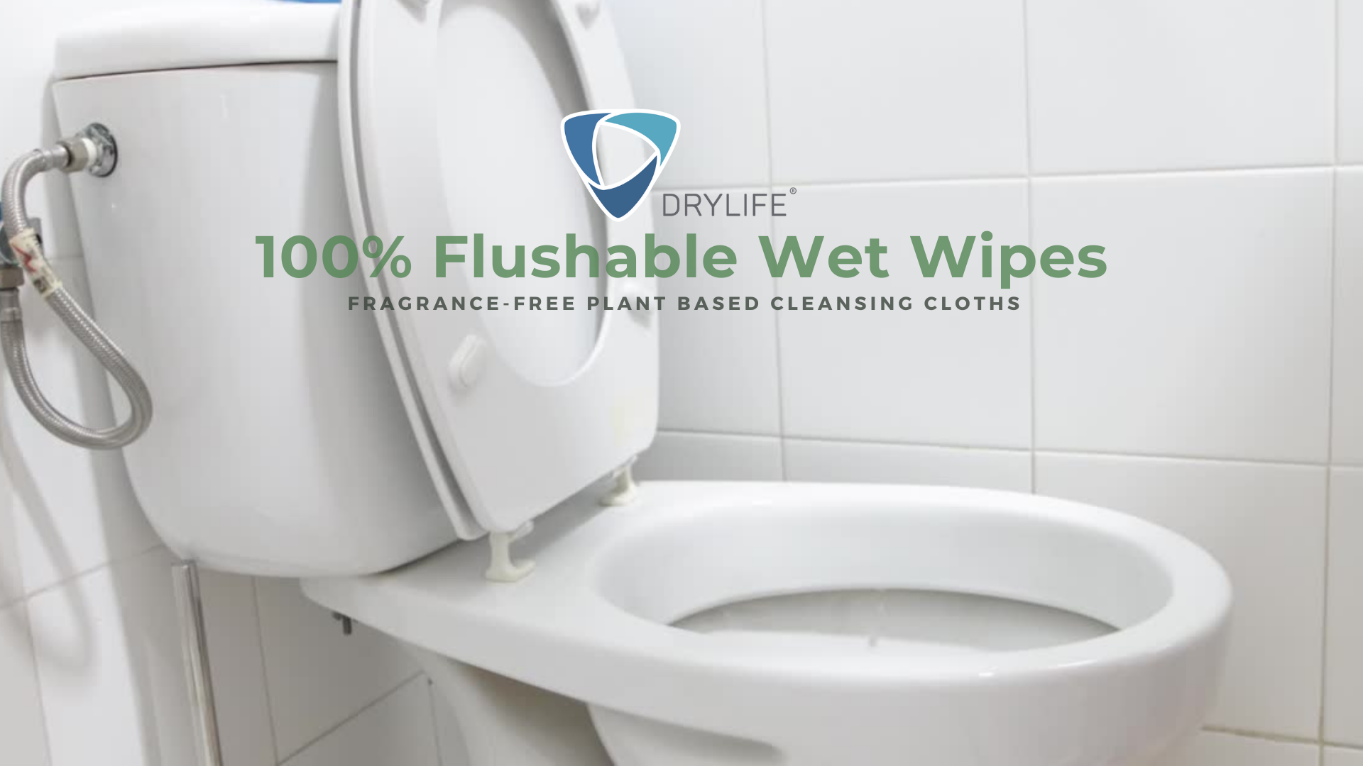 Drylife Fragrance-Free Flushable Wet Wipes - Pack of 24