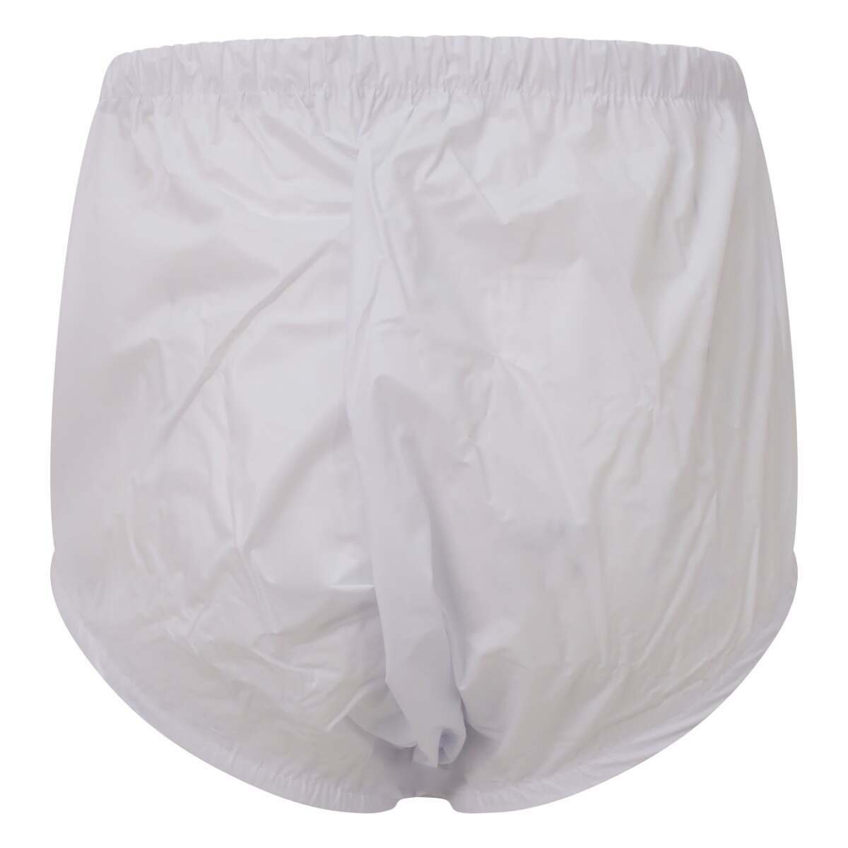 Drylife Premium Plastic Pants With Wide Waistband - White