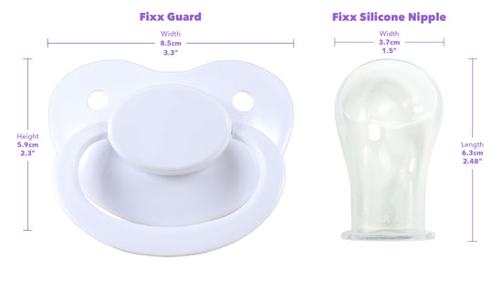 Fixx Adult Pacifier White