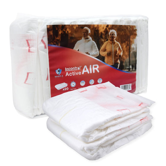 Incontrol Active Air Mehrweg-Inkontinenzslip für Erwachsene, MwSt.-befreit