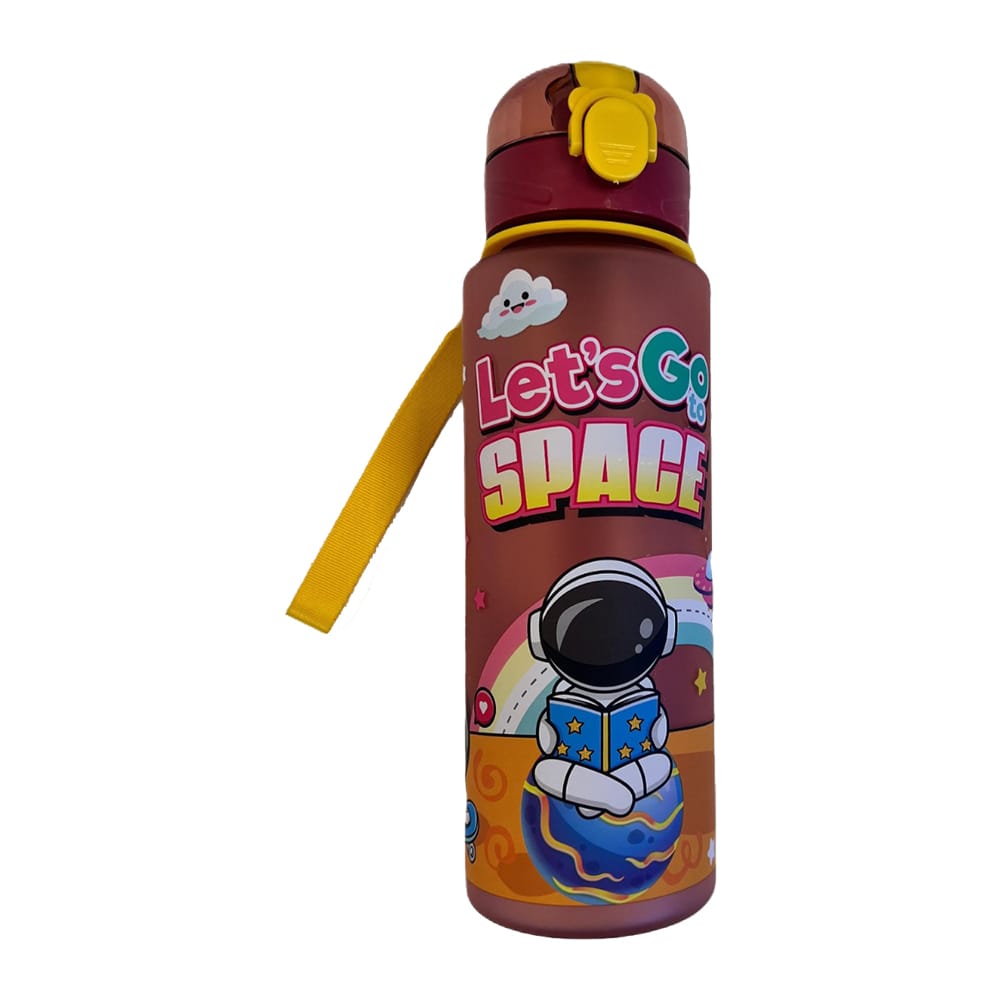 Juice Bottle - Lets Go To Space Pink