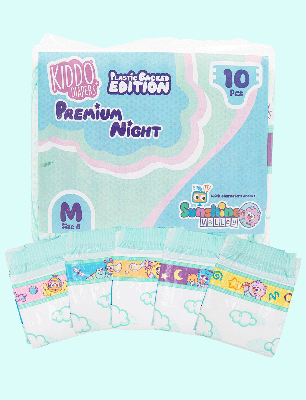 Kiddo Premium Night PE Backed VAT Exempt Adult Incontinence Slip