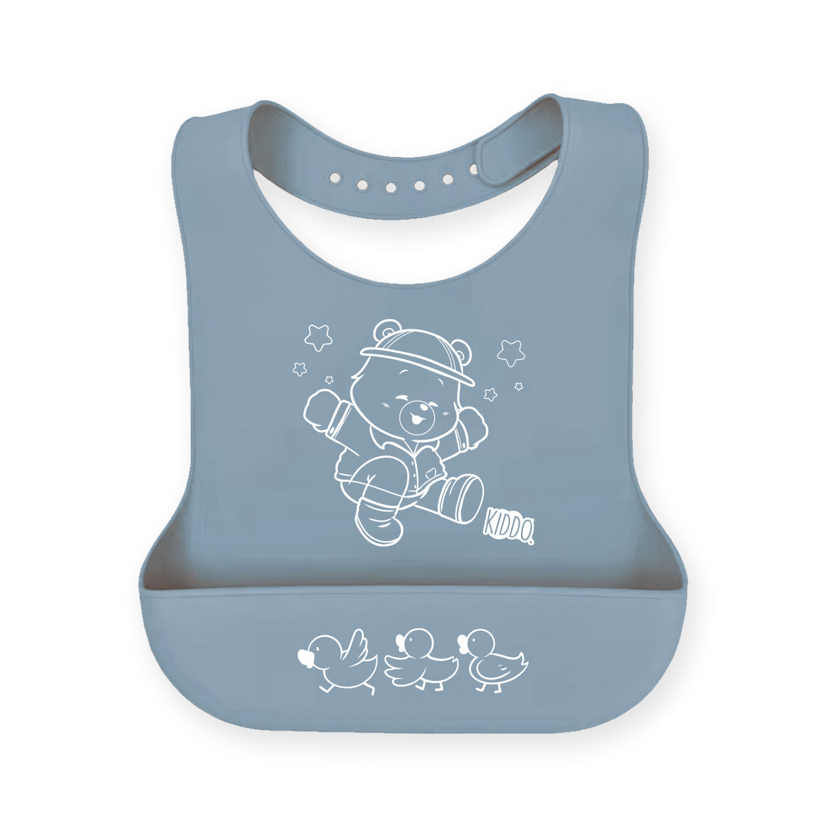Kiddo Teddy Silicone Bib