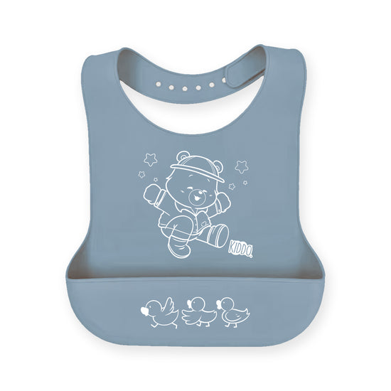 Kiddo Teddy Silicone Bib