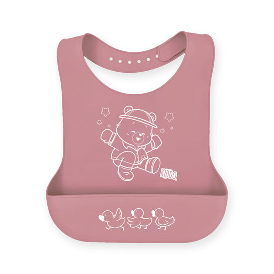Kiddo Teddy Silicone Bib