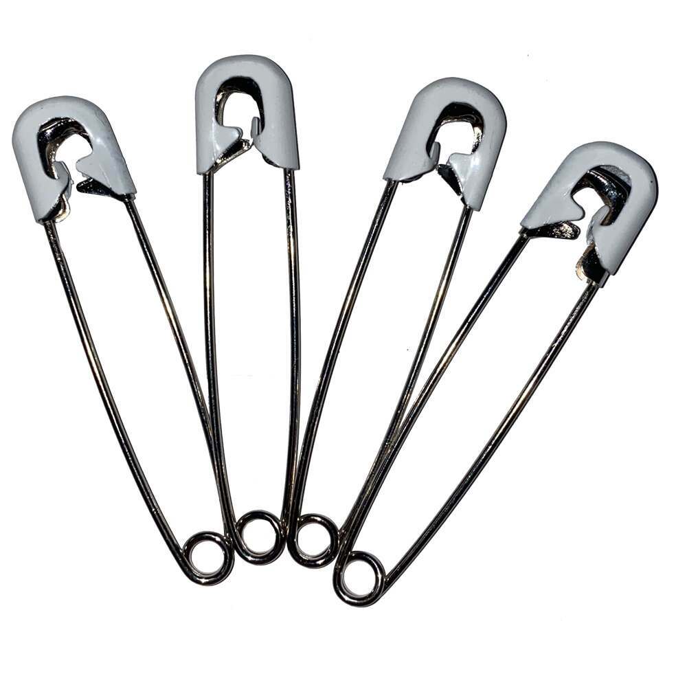 Stainless Steel Locking Nappy Pins Set of 4
