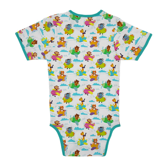 NRU Aniplanes Cotton Bodysuit