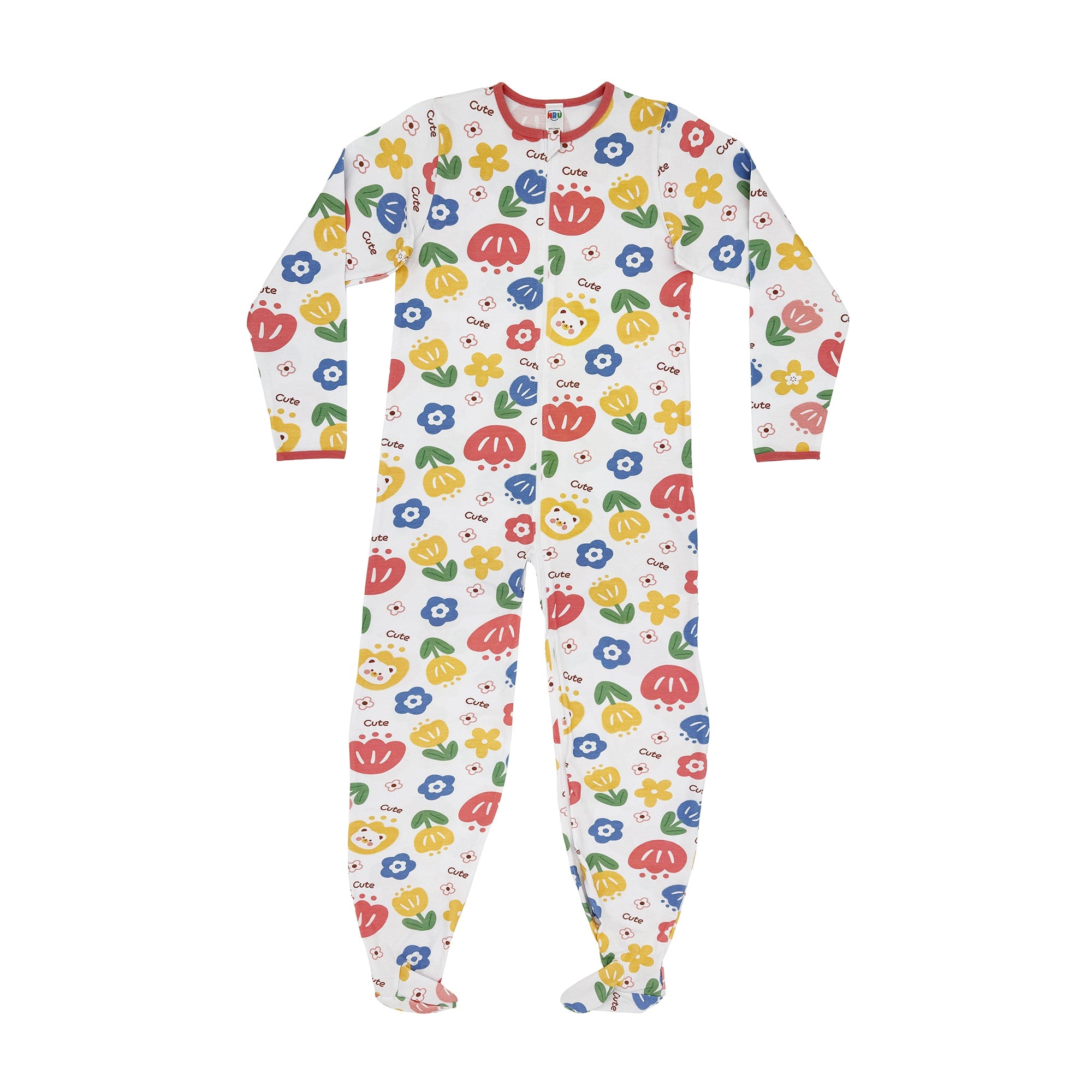 NRU Blossom Bear Footed Sleeper