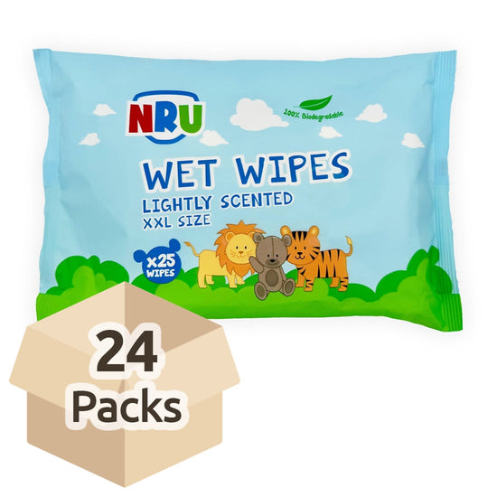 NRU XXL Lightly Scented Wet Wipes