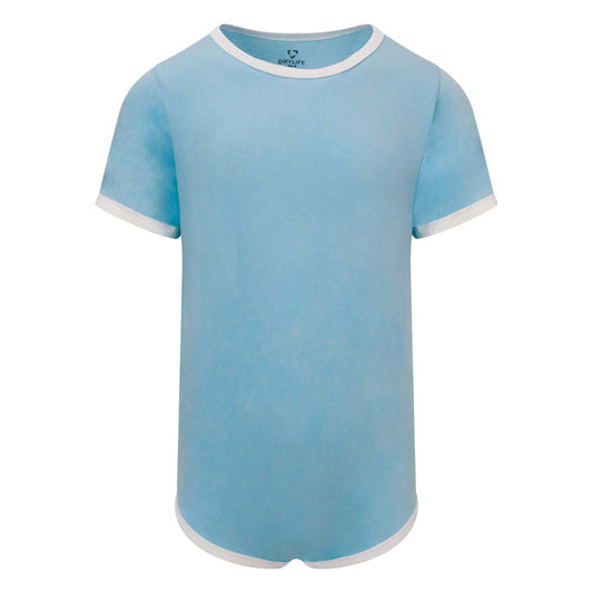 Drylife Kurzarm-Bodysuit - Pastellblau