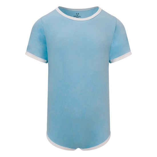Drylife Kurzarm-Bodysuit - Pastellblau