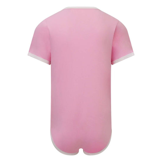 KeepDry Short-Sleeved Bodysuit - Pastel Pink