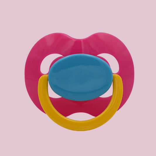 Pink light blue Yellow Pacifier Kiddo LULLY XXL