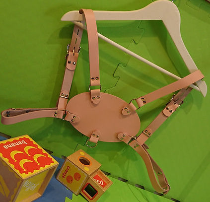 Adult Baby Leather Harness and Reins Set