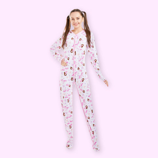 Rearz Princess Pink Footed Sleeper