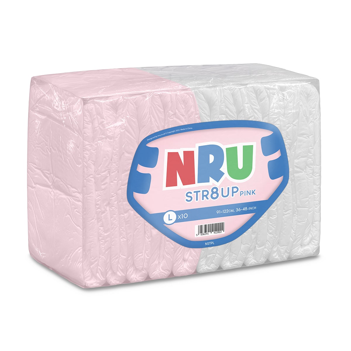 NRU STR8UP Pink and White