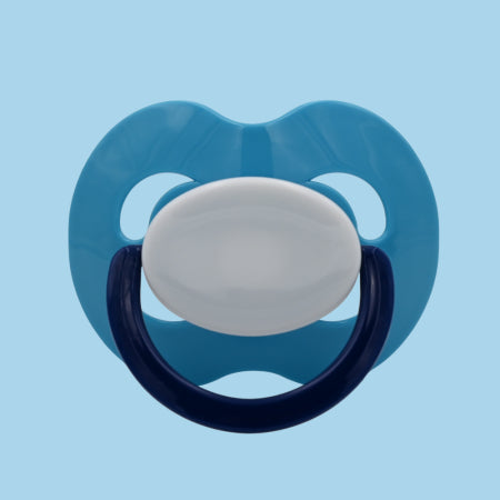 Light Blue White Dark blue Pacifier Kiddo LULLY XXL