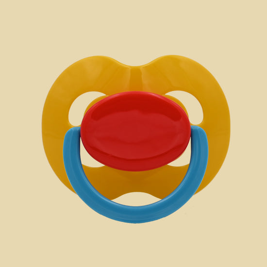 Yellow Red light blue Pacifier Kiddo LULLY XXL